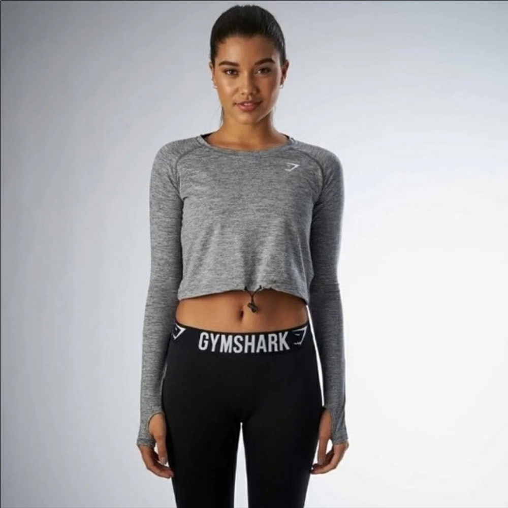 Drawstring crop top